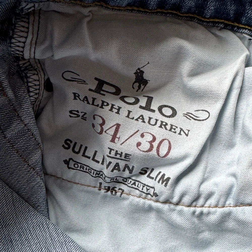 Ralph Lauren The Sullivan Slim Light Blue Jeans Sz 34/30